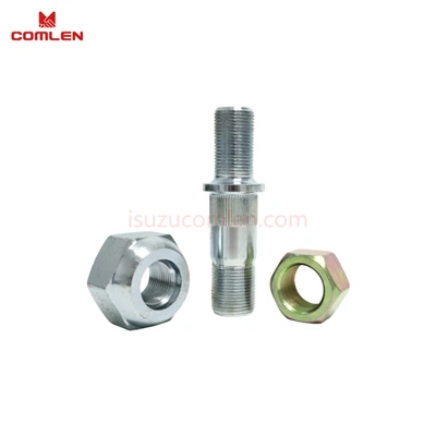 Front And Rare Tire Wheel Bolts For Isuzu N Series Trucks For NPR 700P 8970815850 8970815841 3103042-P302B 3103032-P302B factory