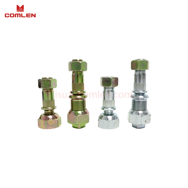 Priekinių ir retų padangų ratų varžtai, skirti Isuzu N serijos sunkvežimiams, skirti NPR 700P 8970815850 8970815841 3103042-P302B 3103032-P302B